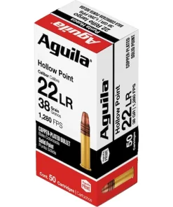 Aguila Super Extra High Velocity 22LR Ammo 38 Grain Plated Hollow Point For Sale In Europe Online