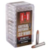 Hornady Critical Defense 22 Winchester Magnum Rimfire (WMR) Ammo 45 Grain Hornady FTX Polymer Tip For Sale In Europe Online