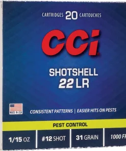 CCI Shotshell 22LR Ammo 31 Grain Lead Shot For Sale In Europe Online